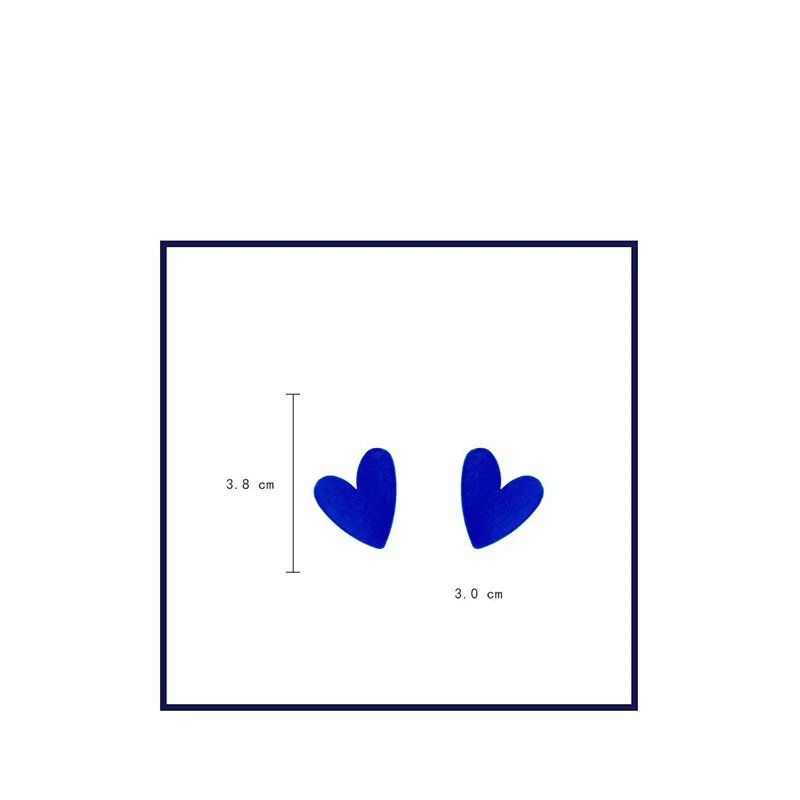 Новые модные синие серьги Klein для женщин высококачественные в корейском ретро