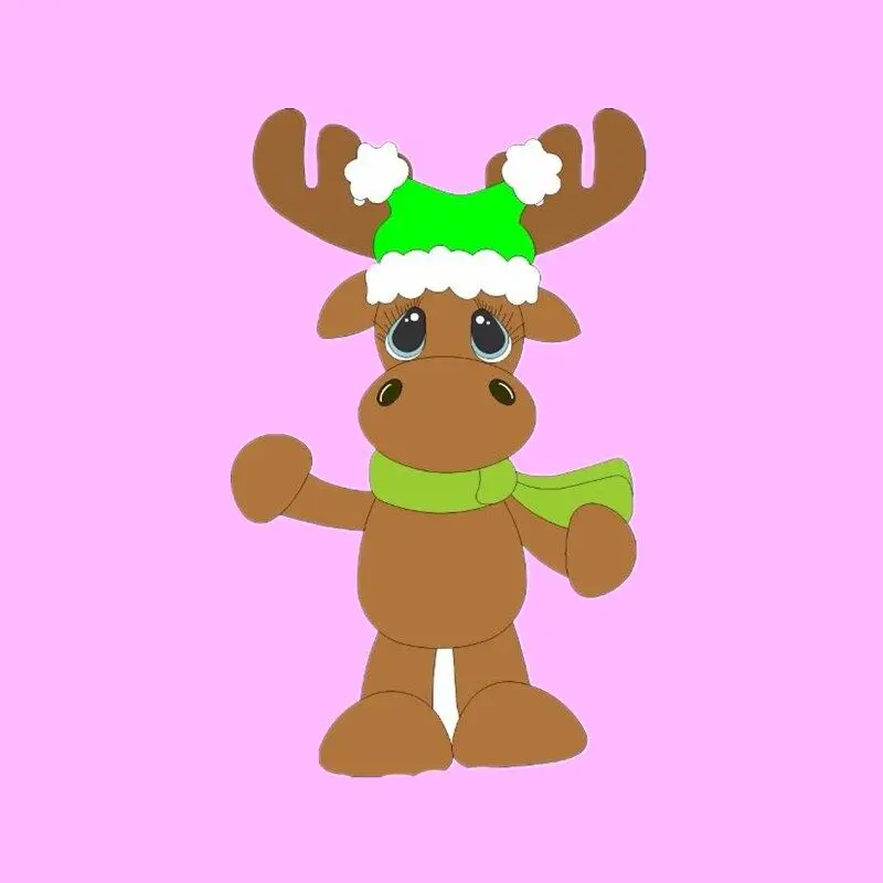 

Christmas hat cow Metal Cut Dies Stencils For DIY Scrapbook Paper Card Decorative Craft Embossing Die Cuts
