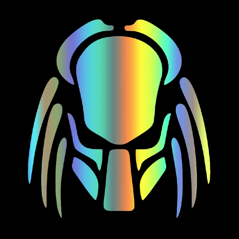 CS-10057# наклейки на авто Хищник версия 2 водонепроницаемые машину наклейка для