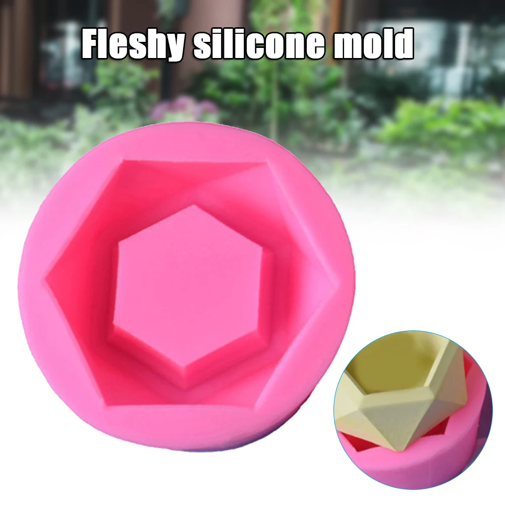 

Силиконовый бетонный суккулент, цветочный горшок, подсвечник, сделай сам, форма, домашний декор AC889