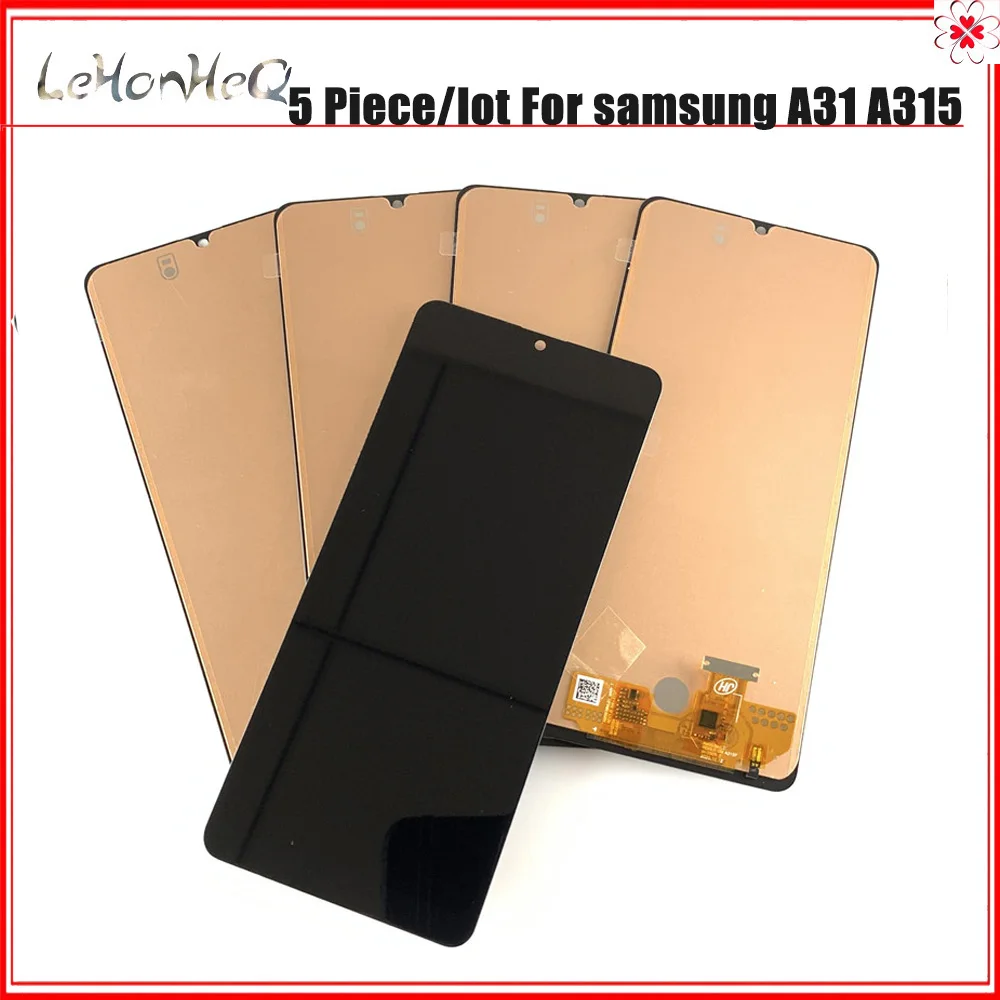 

ЖК-дисплей Incell для Samsung Galaxy A31 A315 A315F A315F/DS A315FD, дисплей с сенсорным экраном и дигитайзером в сборе, 5 шт./комплект