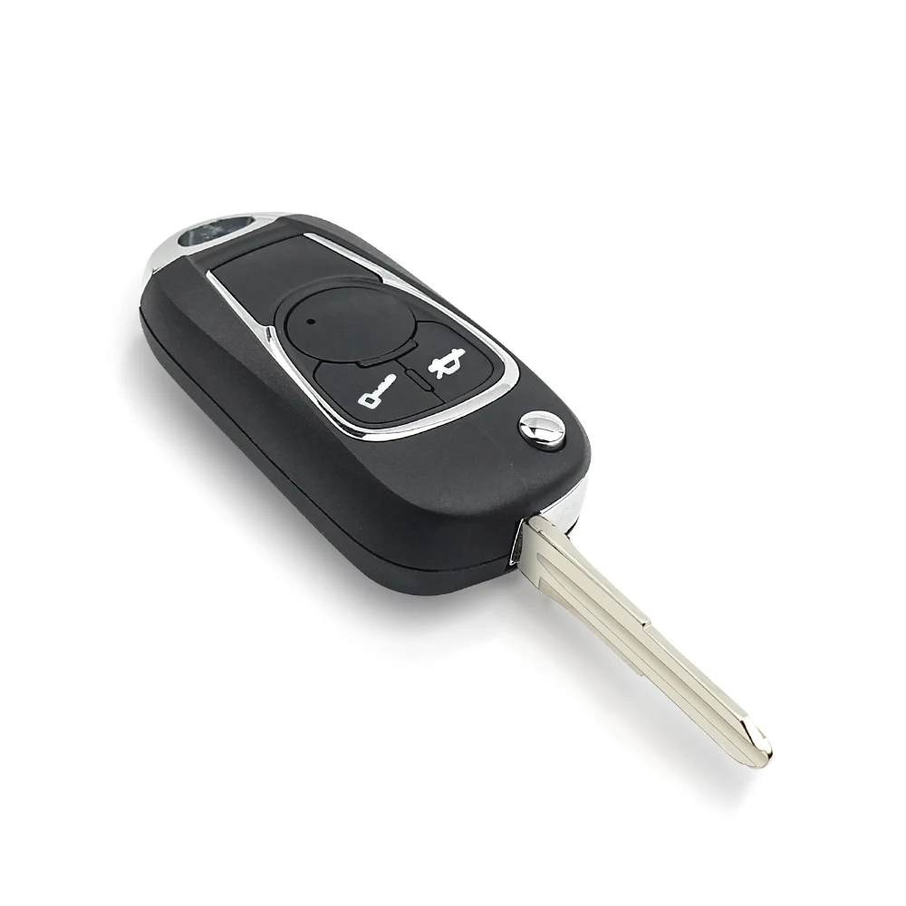 KEYYOU модифицированный флип ключей для Chevrolet LOVA парус Epica Лечи Spark складной 2 кнопки
