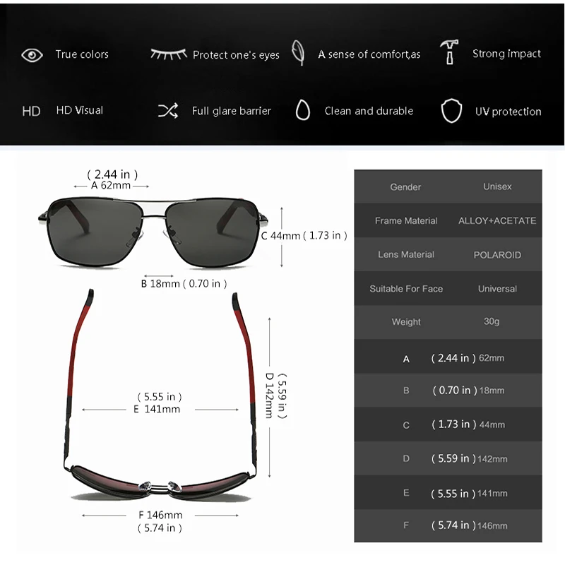 Мужские солнцезащитные очки для рыбалки DIGUYAO коричневые поляризационные
