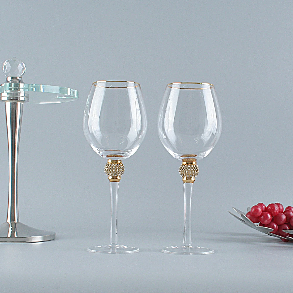 Трендовые хрустальные белые бокалы для вина элегантные свадебные торта вечерние