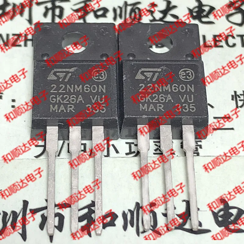 Оригинальный Новый/5 шт./STF22NM60N 22NM60N TO 220 650V 16A|Транзисторы| |