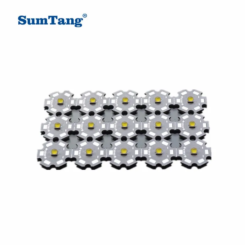 5 шт./лот LED PCB плата 3535 PCBA SMD высокая мощность 20 мм 1-3 Вт светодиодный чип для