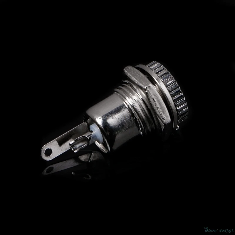 For 1PC DC Power Jack Socket Female Panel Mount Connector 5.5 mm x 2.1mm Promotion | Строительство и ремонт
