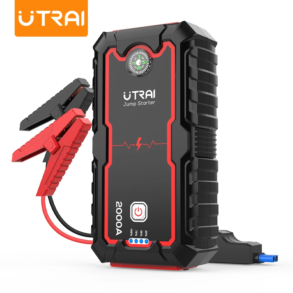 

UTRAI 2000A Car Jump Starter Power Bank 22000mAh Starting Device Portable Charger Emergency Booster 12V Car Battery Jump Starter