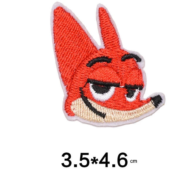 Мультяшные вышитые нашивки Лиса Дети DIY одежда значки | Аксессуары для одежды
