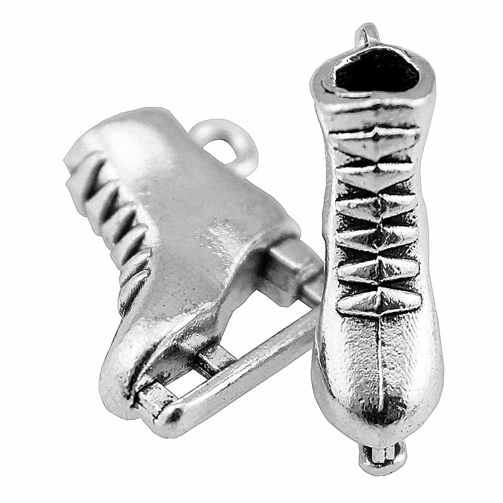 6 шт. 3 вида цветов античная бронза античное серебро золото 3D Подвески для обуви