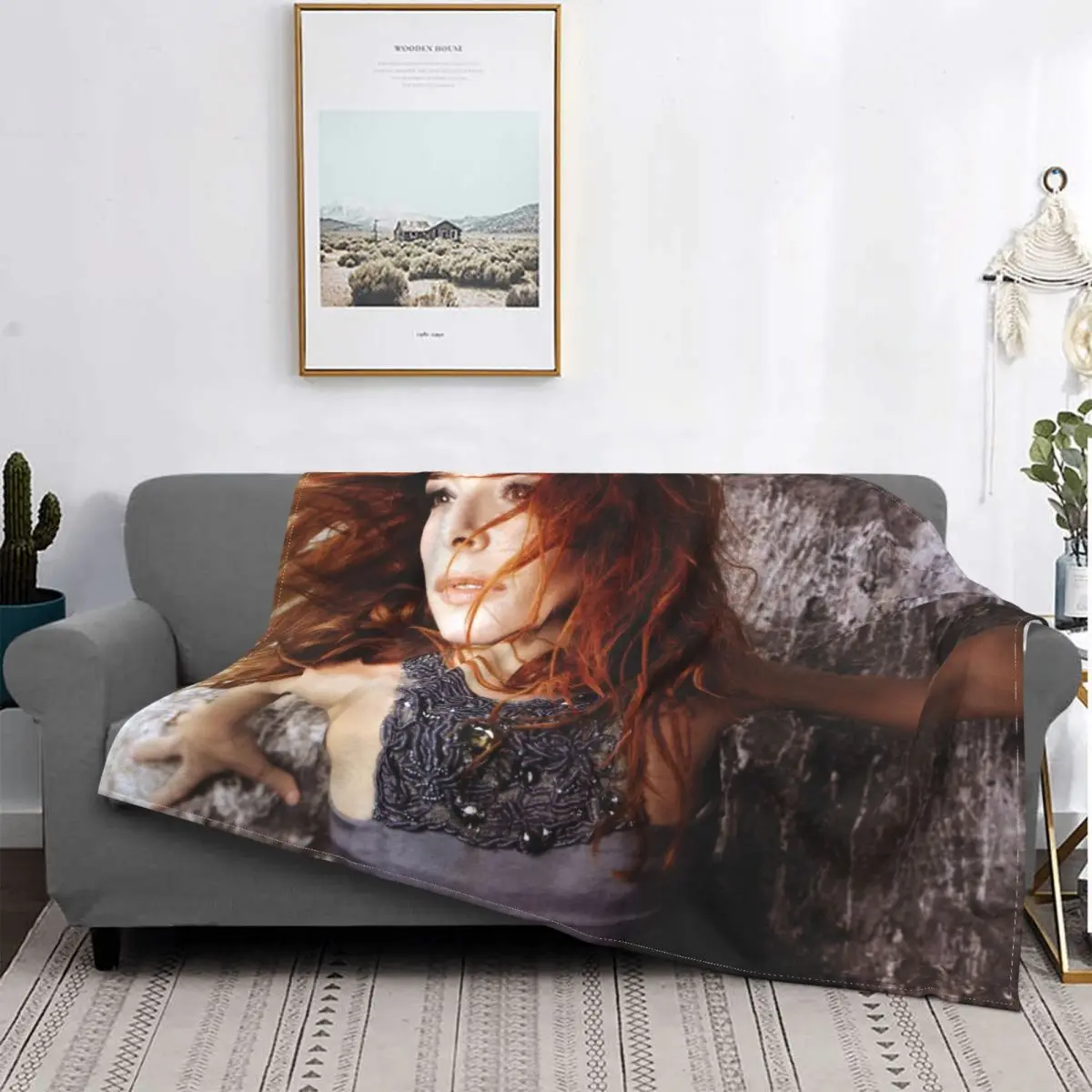 

Фермер Mylene-Manta para sala de estar, colcha a cuadros para cama, 150