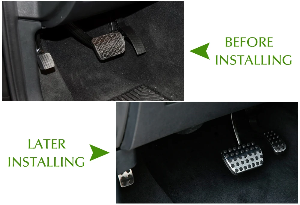 Аксессуары VCiiC накладки на педали газа топлива тормоза автомобильный Стайлинг