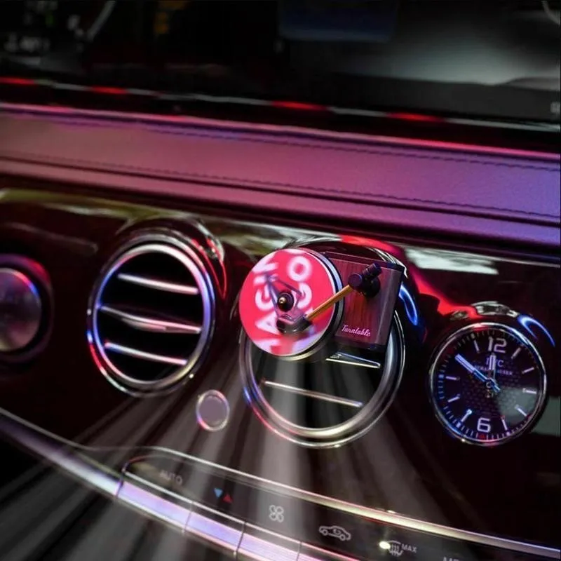 

Car Air Freshener Turntable Phonograph Car Fragrance Air Freshener Aroma Player Diffuser Record Car Auto Cl I6C8