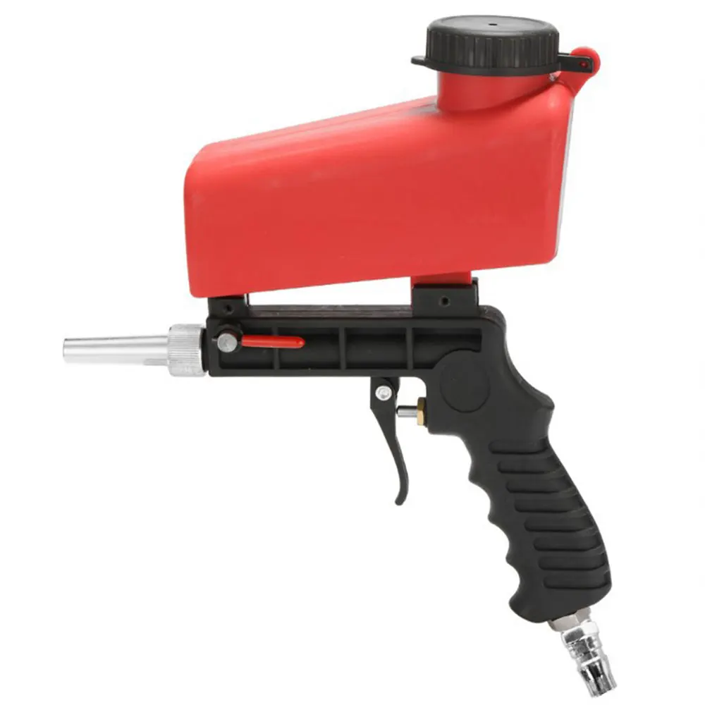 

Portable Gravity Sandblasting Gun Small Sand Blasting Spray Gun Rust Blasting Device 90psi Adjustable Sandblaster