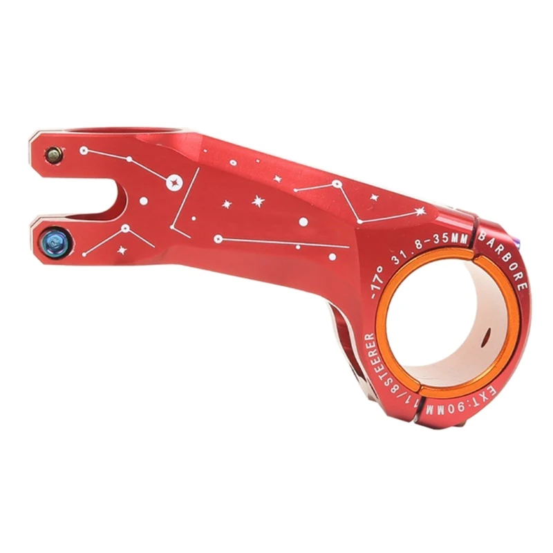 

MTB Bicycle Stem -17 Degree Ultralight Aluminum Alloy Road Bike Handlebar Stem XXUF