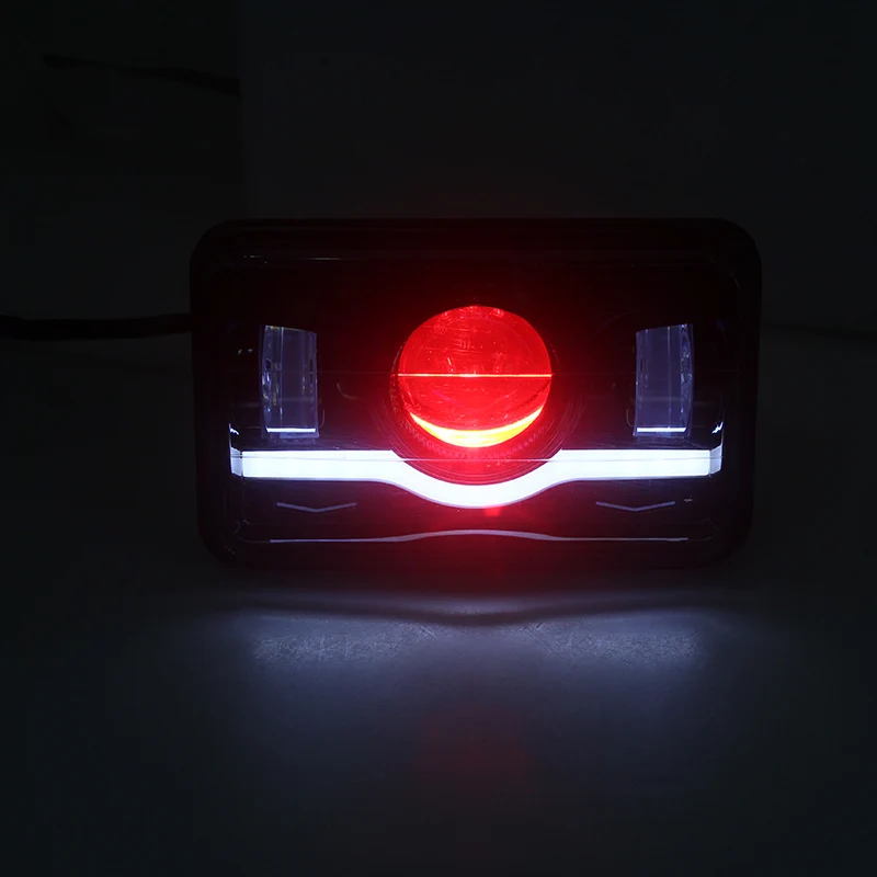 45 Вт DRL Led с Ангельские глазки Высокий Низкий Луч дневные ходовые огни светильник