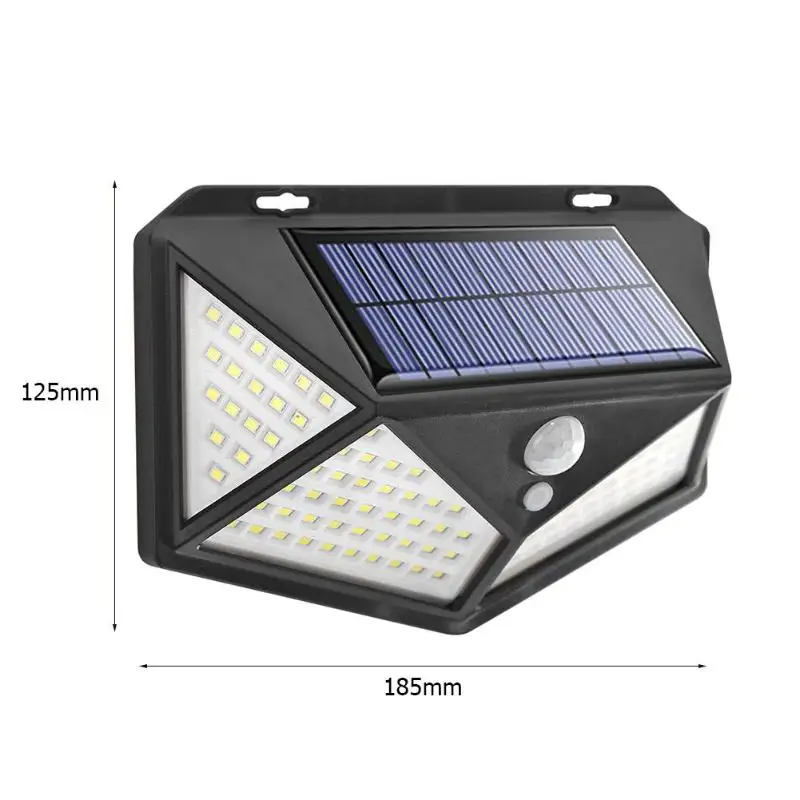 

1/2/4Pcs Outdoor 100LED Solar Motion Sensor Wall Light Waterproof Yard Security Lamp Outdoor Solar Garden Light