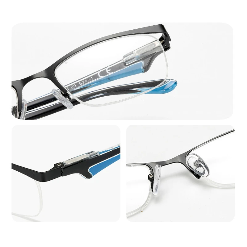 

Zilead+1 to +4 Reading Glasses Hyperopia Eyewear For Men Women Presbyopia Eyeglasses Classial Square Men Business Glasses Oculos