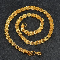 dubai arab ethiopia gold color phoenix tail necklace chain for women party gifts jewelry necklace eritrea chunky luck chain