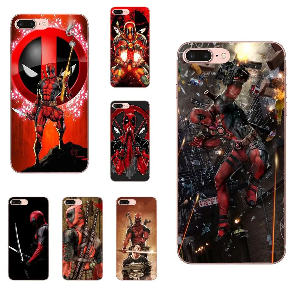 Защитный чехол из ТПУ для Huawei Honor 4C 5A 5C 5X 6 6A 6X 7 7A 7C 7X 8 8C 8S 9 10 10i 20 20i Lite Pro Comics Deadpool Classic |