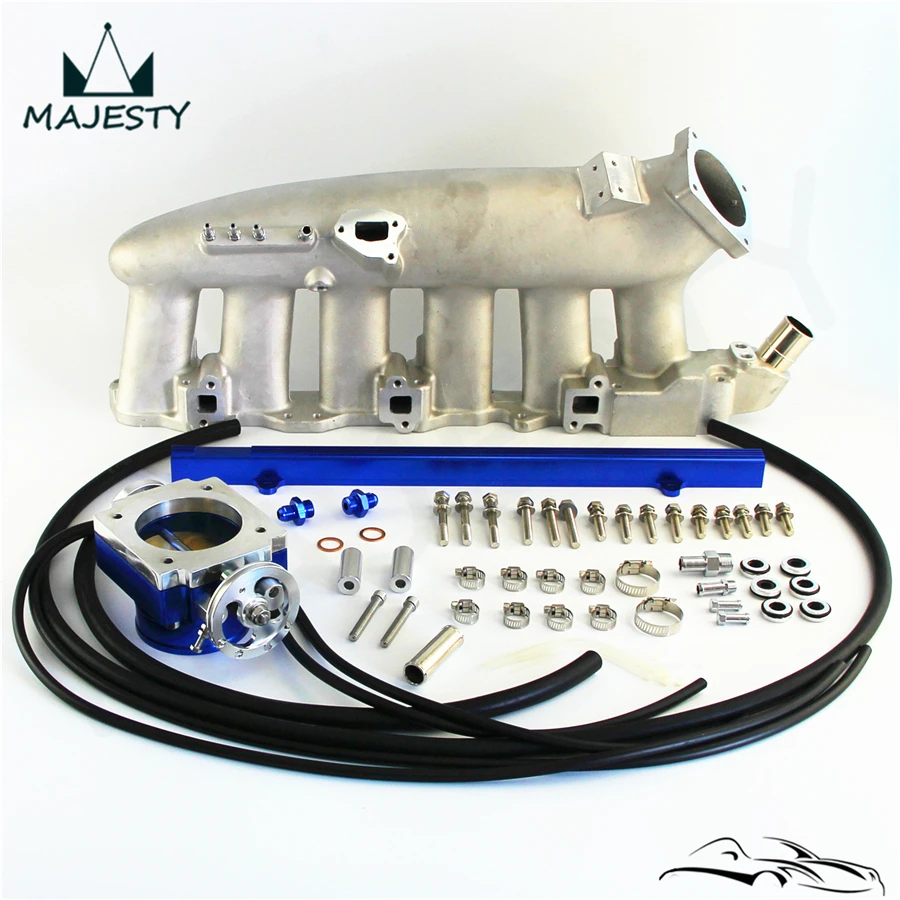 Впускной коллектор Топливная рейка корпус дроссельной заслонки 80 мм для Nissan R33