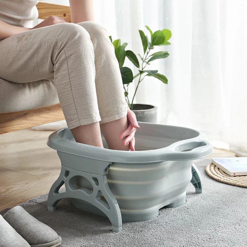 

Foldable Footbath Massage Bucket Soaking Bucket Folding Basin Spa Foot Bath Bucket Household Sauna Bathtub Pedicure Bath Bathtub