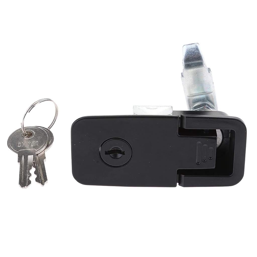 

Black Compression Latch Keys Replace Flush Lever Adjustable Motorhome Cabin