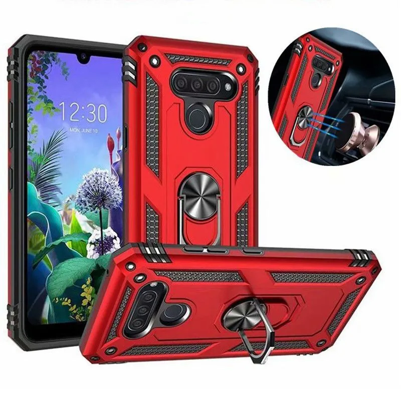 Чехол для LG K30 K40 K50 K50S 2019 роскошный автомобильный держатель с магнитным кольцом