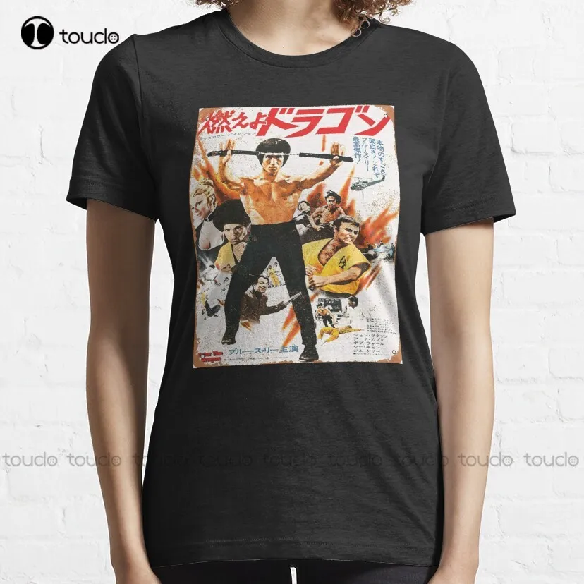 Классическая футболка с изображением Брюса Ли из коллекции 1973 года в стиле