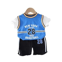 summer children fashion clothes baby boys girls letter t shirt shorts 2pcssets toddler sportswear kids infant casual clothing