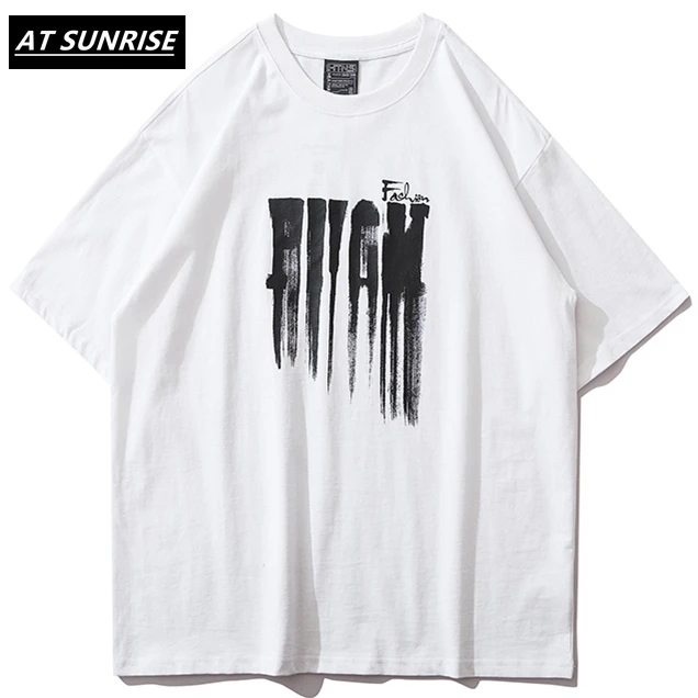 Высокая уличная футболка для мужчин 2020 Новые хип-хоп принты мужские футболки с