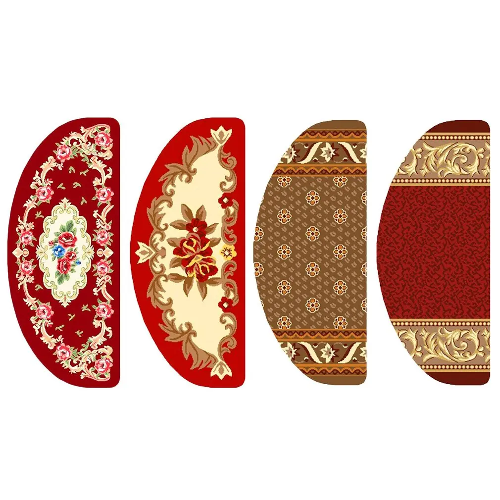 Beautiful Design Anti-Slip Self-adhesive Floor Staircase Carpet Home Office Hotel Decoration Stair Tread Mats Rugs |