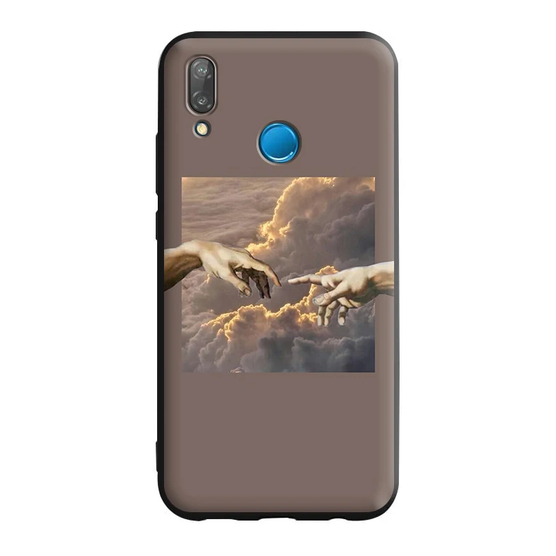 Эстетический силиконовый чехол Ван Гог Мона Лиза Ангел для Huawei P40 P30 P20 P10 Pro Lite P Smart