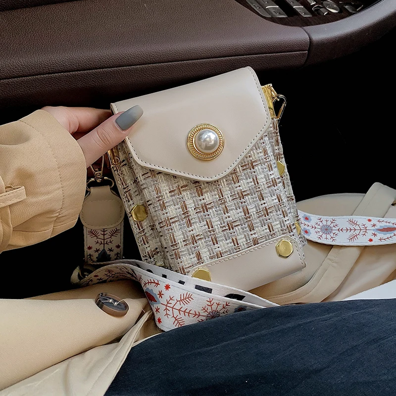 

С доставкой клетчатые зимние сумки через плечо для женщин 2020 сумки на плечо женская фирменная модная трендовая сумка для телефона