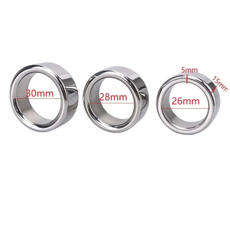 Мужской металлический носилки из нержавеющей стали кольцо для пениса увеличение