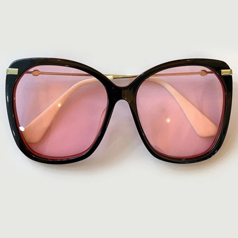 Oversized Sunglasses Women Men High Quality Gradient Cat Eye Sun Glasses Female Big Shades UV400