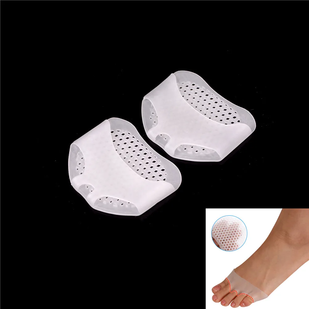 

Silicone Soft Pad High Heel Shock Anti Slip-resistant Metatarsal Foot Pad Forefoot Absorption Gel Toe Pads Feet Pain Health Care