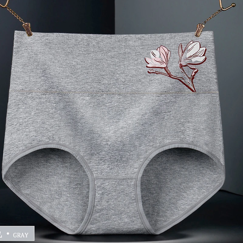 

Ladies Breathable Panty Female Underpants Women Pants High Waist Hip Panties Women Panties Cotton Blend Underwear Print Briefs