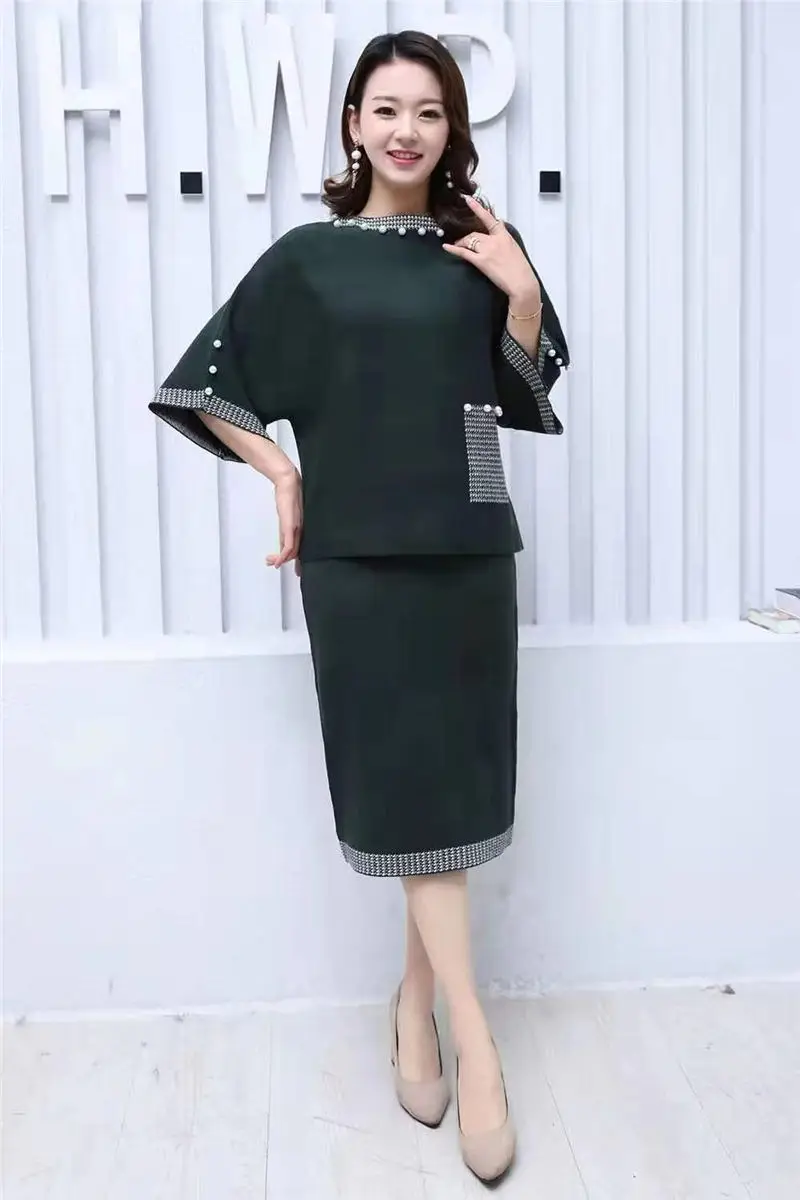 style2green LUO SHA комплект из двух предметов Женский костюм женский пуловер спортивный костюм женский кашемировый костюм женская одежда комплект спортивный костюм - Цвет: style2green