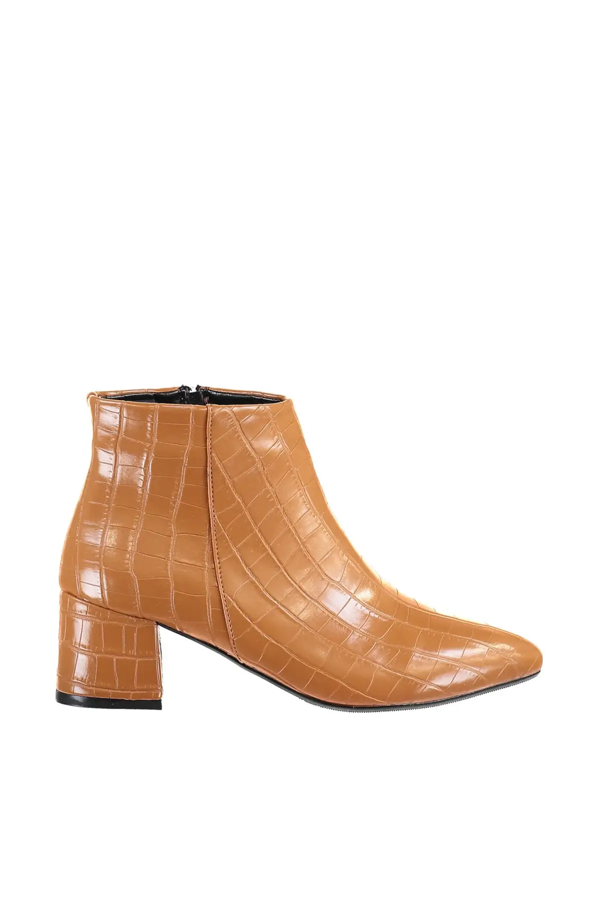 Trendyol Taba Kroko Women Boots TAKAW20BO0117 |