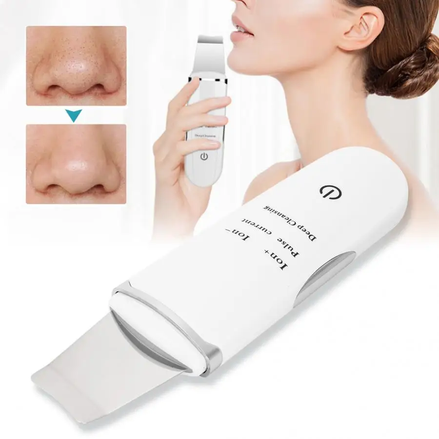 Ультразвуковая щетка для кожи глубокий аппарат чистки лица многофункциональный