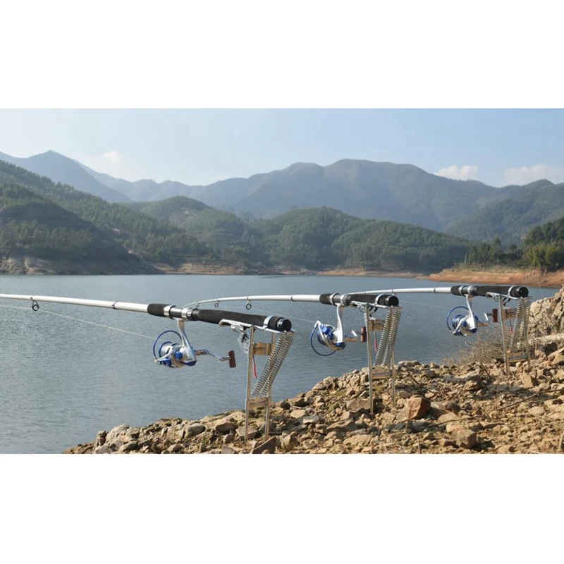 Высокопрочная стальная Автоматическая Удочка с пружинным креплением для удочки