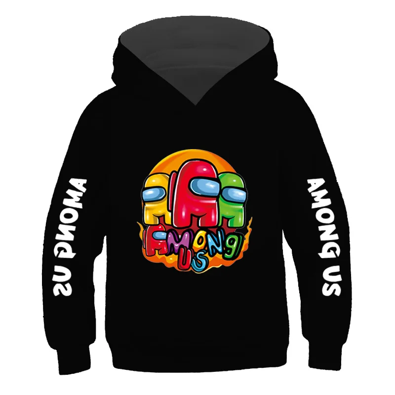

New Among Us Boys Oversized Hoodie Kid Clothes Funny Game fashion Hoodies for Teen Girl 4-14T Baby Boys Sweatshirt Child Costume