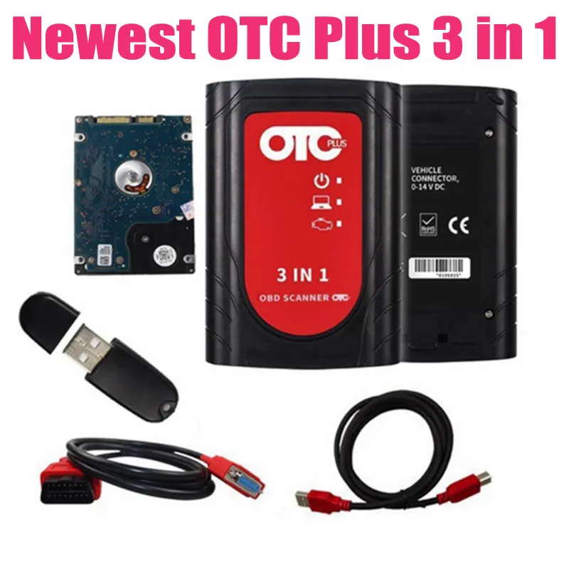 Новый OTC Plus 3 в 1 Автомобильный диагностический инструмент для Toyota/lexus Toyota/Nissan/VOL GTS TIS3 OTC сканер с HDD Techstream
