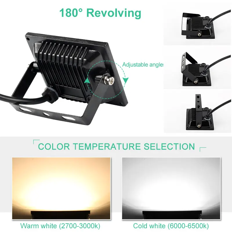 Светодиодный прожексветильник водонепроницаемый уличный