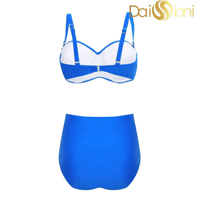 Новые Купальники больших размеров с высокой талией женское бикини женский