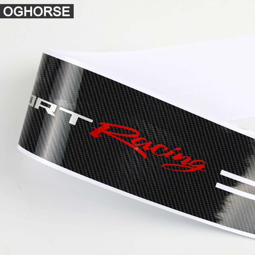 5D Carbon Fiber Vinyl Car Rear Bumper Trunk Protector Sticker Decal For Chevrolet Cruze Camaro Captiva Lacetti Aveo Epica Trax | Автомобили