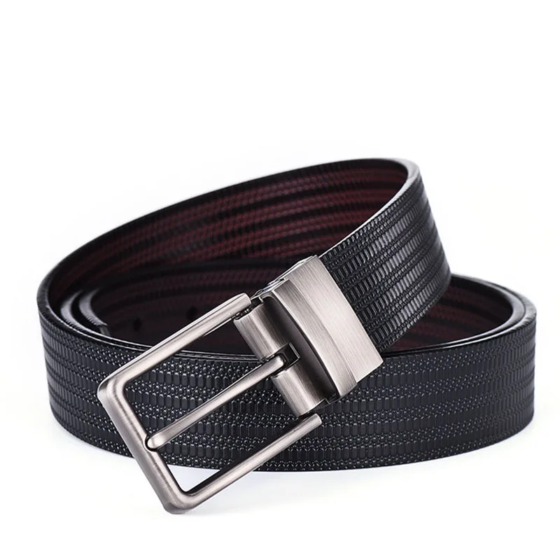 

New High Quality Luxury Brand Leather Belt Designer Belts Men Pin Buckle Black Business Trouser Strap Cinturones Hombre Cinto