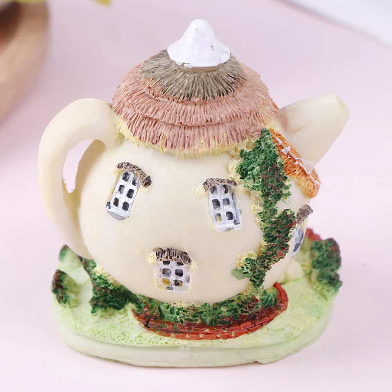 Чайник дом Миниатюрный Сказочный Сад Miniaturas микро пейзаж из мха Diy Террариум