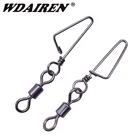 Вертлюги Из Нержавеющей Стали, 20 шт.лот, рыболовный Соединительный Вертлюг MS + QL с крючком, соединитель для рыболовного крючка FA-539